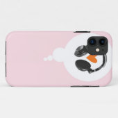 Een gedachtenbel met een hart en een hoofdtelefoon Case-Mate iPhone case (Achterkant (horizontaal))