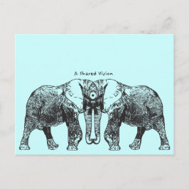 Een gedeelde visie briefkaart