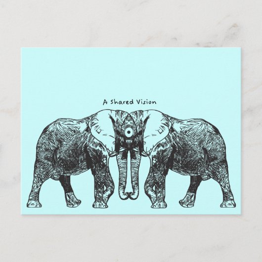 Een gedeelde visie briefkaart (Voorkant)