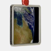 Een gedeeltelijk uitzicht van de Aarde dat Austral Metalen Ornament (Rechts)