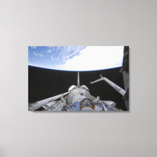 Een gedeeltelijk uitzicht van de knoop van de Tran Canvas Afdruk