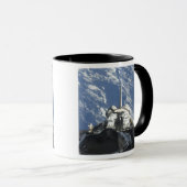Een gedeeltelijk uitzicht van Space Shuttle Atlant Mok (Voorkant rechts)