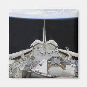 Een gedeeltelijk uitzicht van Space Shuttle Magneet