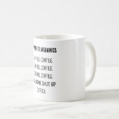 Een gedicht voor morgens koffiemok (Voorkant rechts)