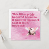 Een geërgerd kaart (Voorkant / Achterkant in situ)