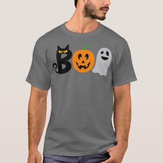 een geest van afkeuring grijze halloween met zwart t-shirt