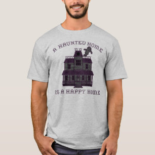 Een gehakt huis is een Happy Home-kruis T-shirt