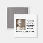 Een geheel is dat dat is begonnen, midden, en eind magneet (Voorkant / Achterkant)