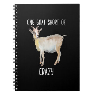 Een geit zonder gekke grappige geit notitieboek