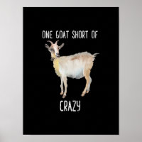 Een geit zonder gekke grappige geit