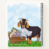 Een geitenblad - Houd uw geiten recht Notitieboek (Achterkant)