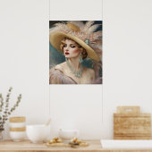 Een gejuwelde elegantie poster (Keuken)