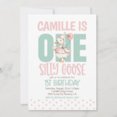 Een Gekke Gans Eerste Verjaardag Kaart (Voorkant)