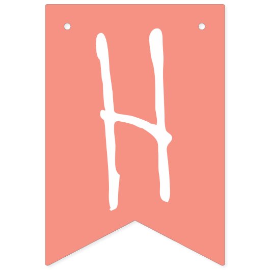 Een Gekke Gans Kleurrijke Eerste Verjaardag Vlaggetjes (Tweede vlag)