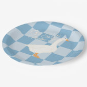 Een Gekke gans Papieren Bordje (Gekanteld)