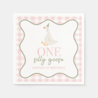 Een Gekke Gans roze en groen