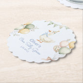 Een Gekke ganzenjongen 1e verjaardag Kartonnen Onderzetters (Gekanteld)