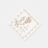 Een Gekke Goose Baby 1e Verjaardag Servet (Hoek)