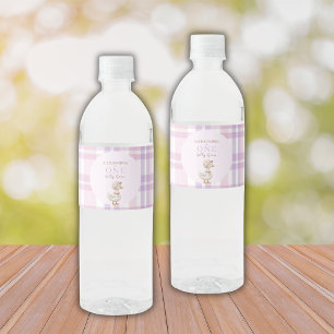 Een Gekke Goose Girl 1e verjaardagsfeestje Waterfles Etiket