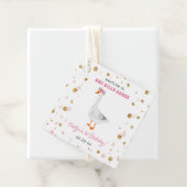 Een Gekke Goose Girls 1e verjaardagsfeestje Bedankjes Labels (In situ)