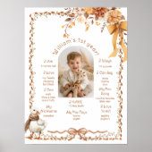 Een Gekke Goose Herfst 1e Verjaardag foto Mileston Poster (Voorkant)