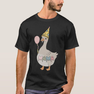 Een Gekke Goose Mama 1e eerste verjaardag familie T-shirt