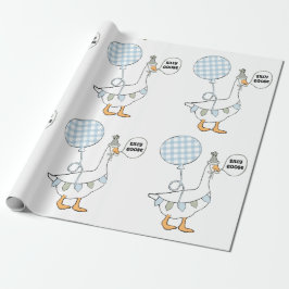 Een Gekke Goose Party Wrapping Paper Cadeaupapier