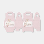 Een Gekke Goose Roze Pastel 1e Verjaardag Bedankdoosjes (Uitgevouwen)
