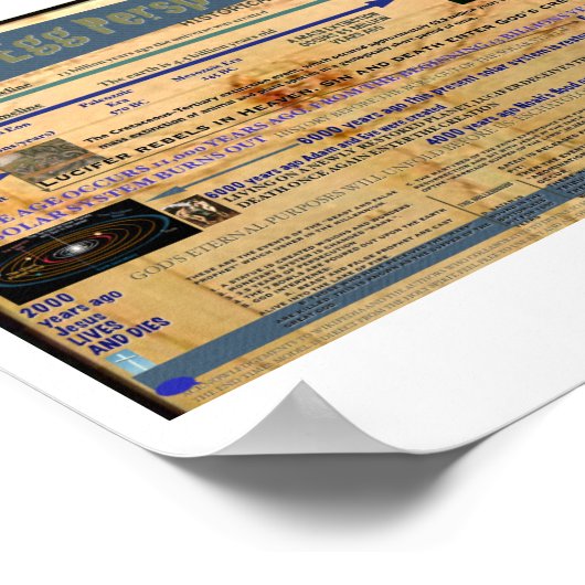 Een gekraakt eierperspectief poster (Hoek)