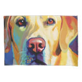 Een gele Labrador Retriever Kussensloop (Voorkant)