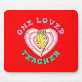 Een geliefde leraar Valentijn leraar cadeau Muismat