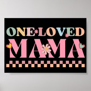 Een geliefde mama poster