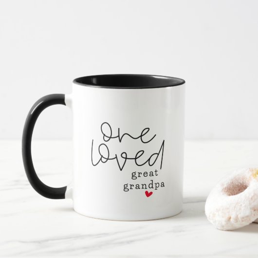 Een geliefde overgrootvader mok (Met donut)