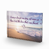 Een geliefde verliezen fotoblokken (Rechts)