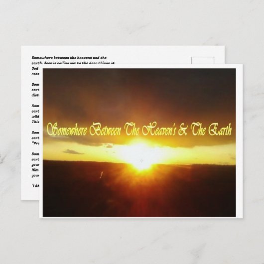 Een geloofsreis van hoop feestdagenkaart (Voorkant / Achterkant)