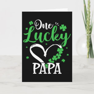 Een gelukige papa St. Patricksdag Iers groene sham Kaart