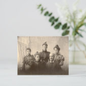 Een gelukkig Briefkaart van de Familie (Staand voorkant)