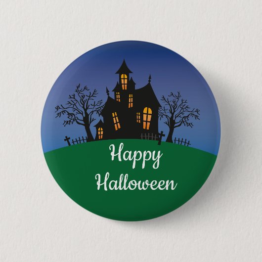 Een Gelukkig Halloween Ronde Button 5,7 Cm (Voorkant)
