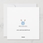 Een gelukkig kerstfeest - Giraffe Feestdagenkaart (Achterkant)