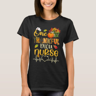 Een gelukkig NICU-pompoenstethoscoop-Bedankt met e T-shirt