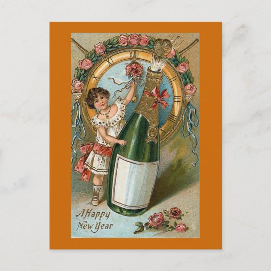 Een gelukkig nieuwjaar feestdagenkaart (Voorkant)