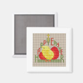 Een gelukkig Pasen! Magneet (Voorkant / Achterkant)