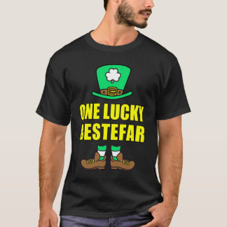 Eén gelukkige besteva Norweegse kabouter St Patric T-shirt