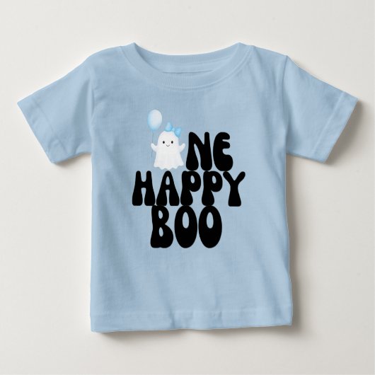 Eén gelukkige Boo-jongen 1e verjaardagsfeestje (Voorkant)