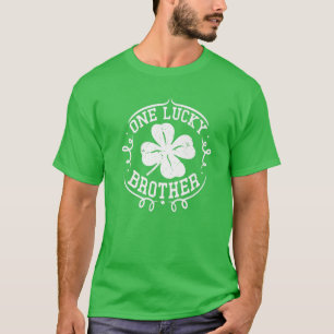Een gelukkige broeder grappige sint-Patrick's Day T-shirt