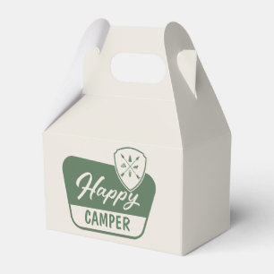 EEN gelukkige camper, een eerste verjaardag, Woodl Bedankdoosjes