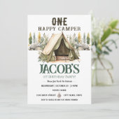 Een Gelukkige Camper Kinderen Verjaardag Kaart (Staand voorkant)