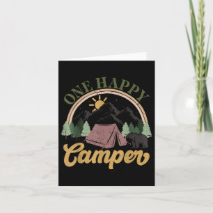 Een gelukkige Camper Matching Familie Verjaardagsf Kaart