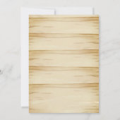 EEN Gelukkige Camper! Rustiek Jongen 1e Verjaardag Kaart (Achterkant)