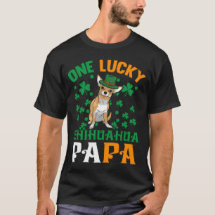 Een gelukkige hond Papa Red Chihuahua vader St. Pa T-shirt